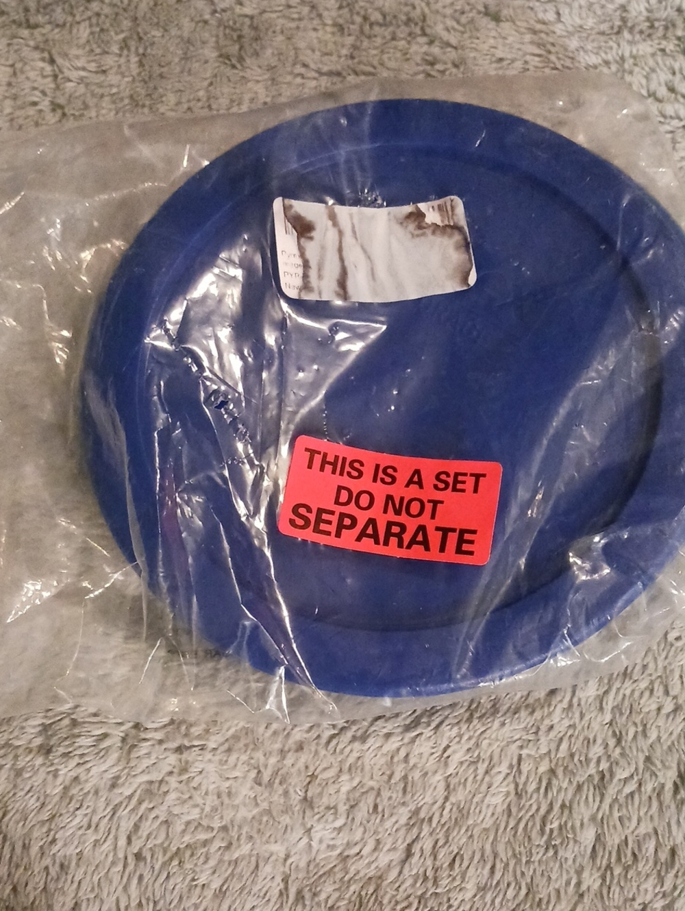 Two 6" Pyrex  Covers
